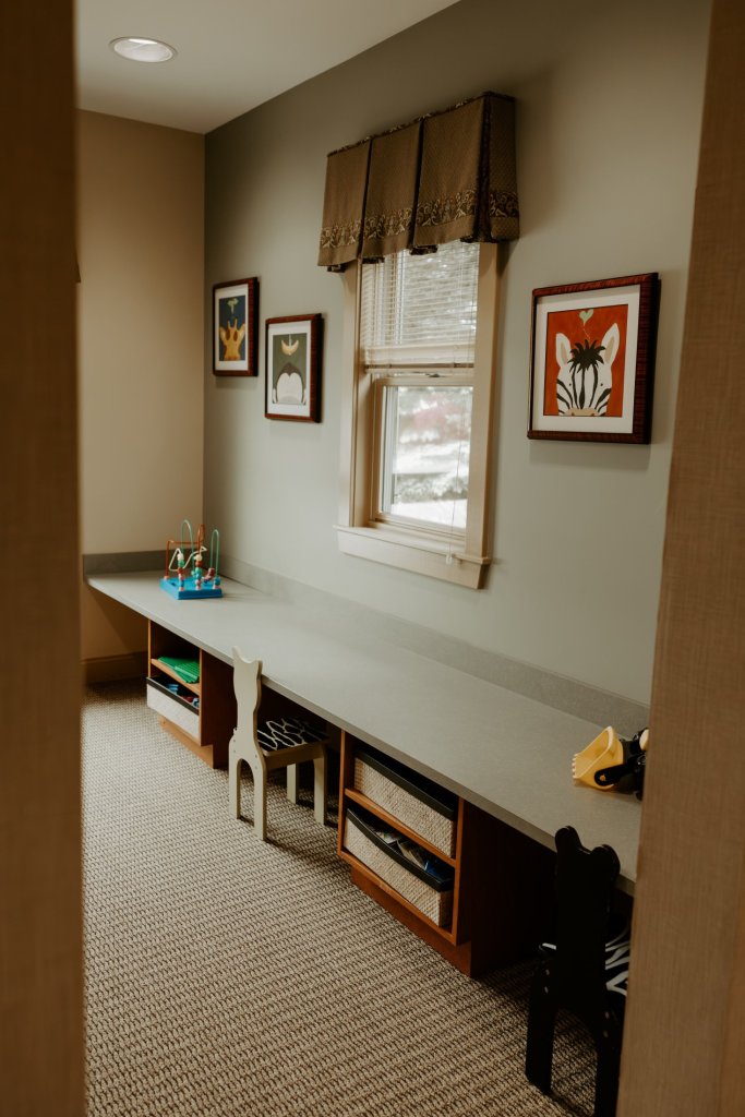 Hallway inside the dental office leading to treatment rooms and patient areas